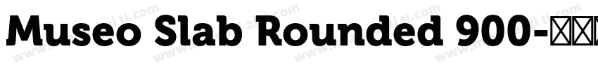 Museo Slab Rounded 900字体转换